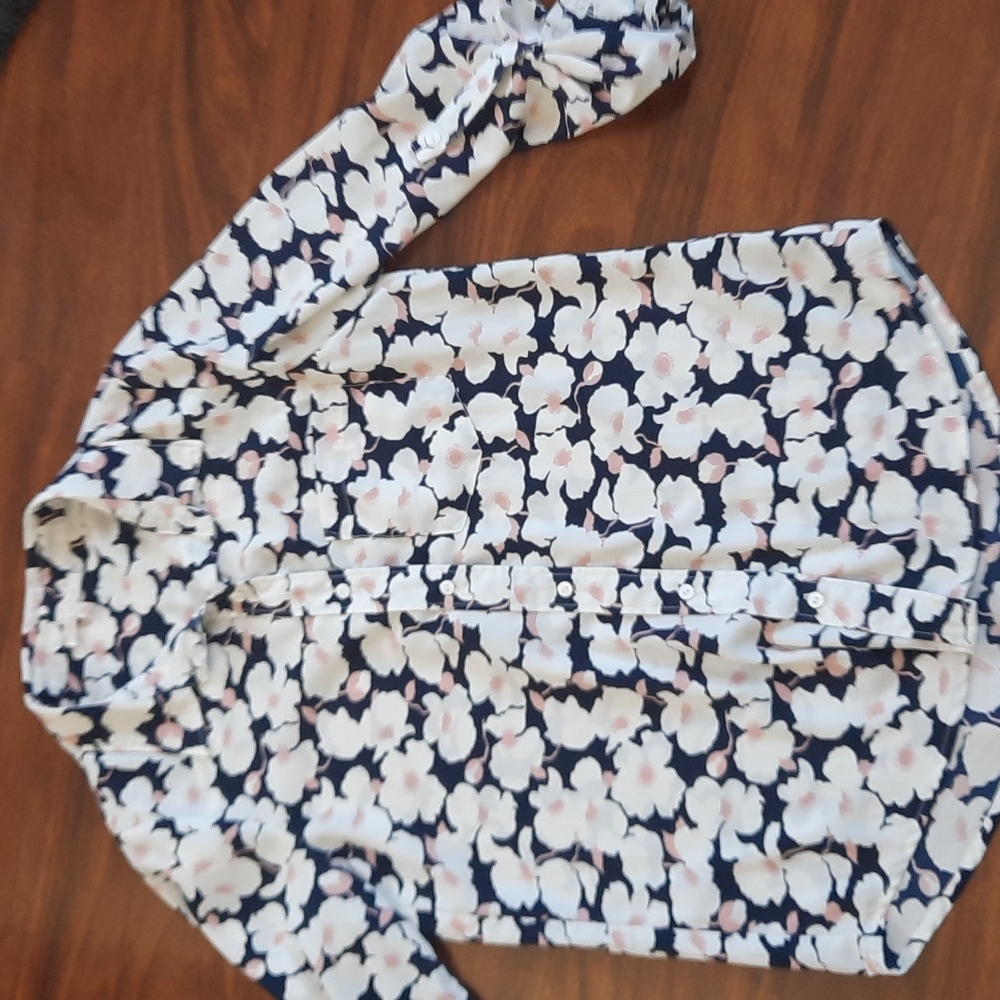 Skies Are Blue long sleeve drapey shirt